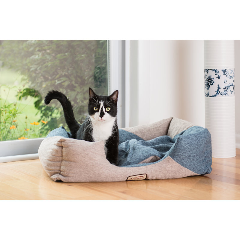Armarkat Bolster Rectangle Cat Bed & Reviews Wayfair